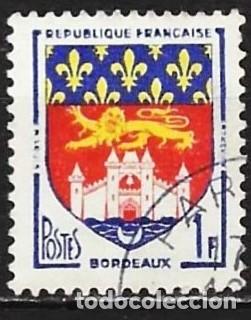 Sellos: Francia 1958 - Mi 1220 - YT 1183 - Escudo de armas de Burdeos