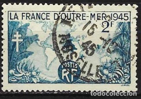 Sellos: Francia 1945 - Mi 743 - YT 741 - La Francia de ultramar