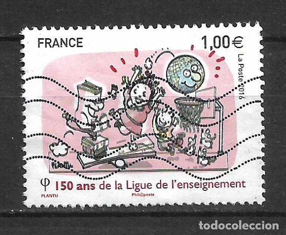 Sellos: francia 2016 sello usado liga de educacion deportiva infantil - 6/34