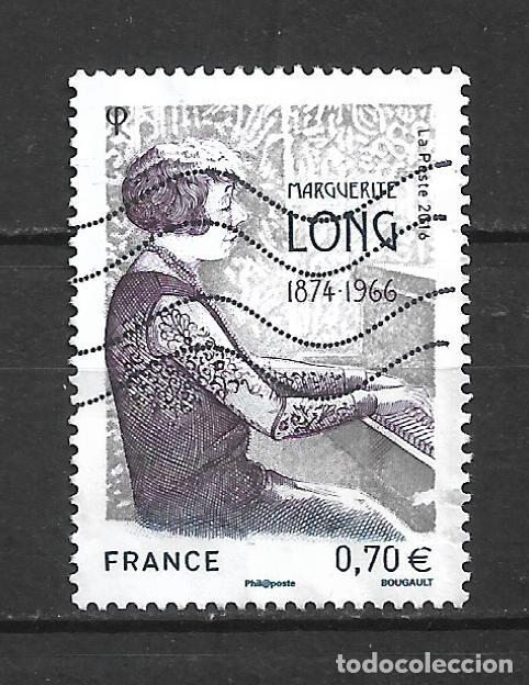 Sellos: francia 2016 sello usado marguerite long - 6/34