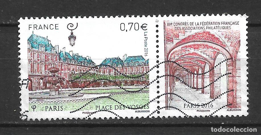 Sellos: francia 2016 sello usado plaza de los vosgos paris - 6/34