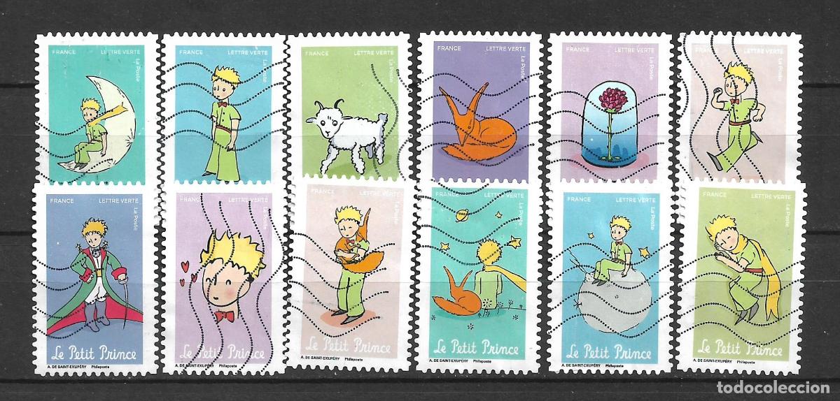 Sellos: francia 2021 serie completa 12 sellos usado 75 aniv. de el principito - 6/35