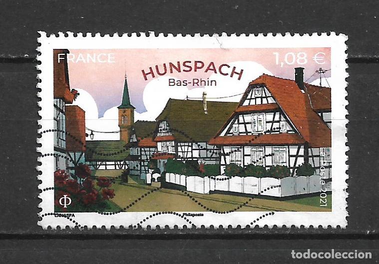 Sellos: francia 2021 sello usado hunspach bajo rin - 6/35