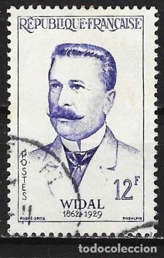 Sellos: Francia 1958 - Mi 1179 - YT 1143 - Widal Fernand