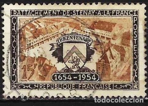 Sellos: Francia 1954 - Mi 1013 - YT 987 - Escudo de armas de el Stenay