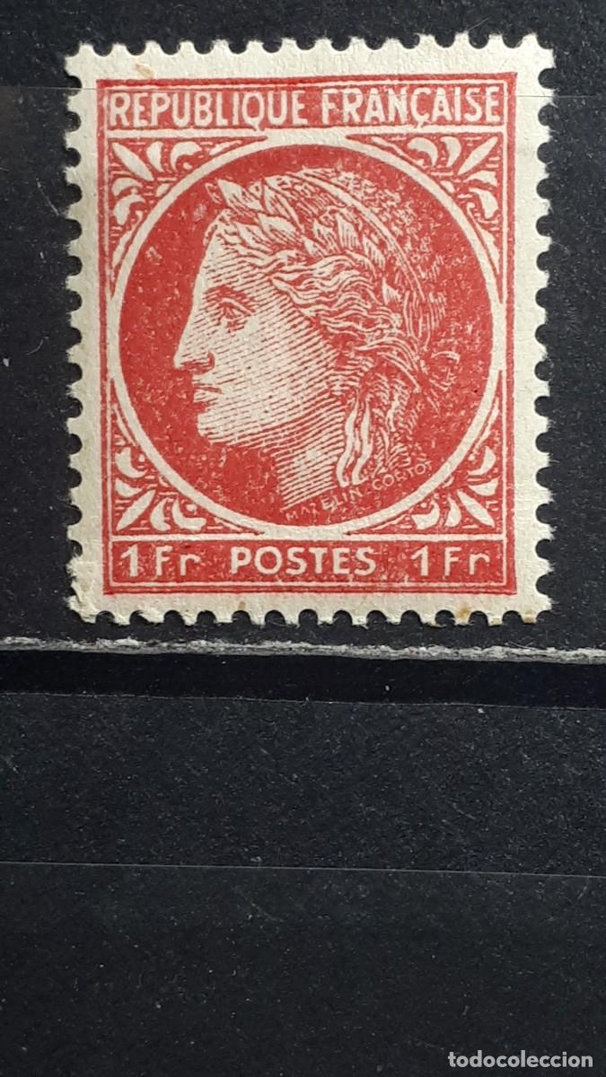 Sellos: FRANCIA. A&Ntilde;O 1945-7. **. YVERT 676