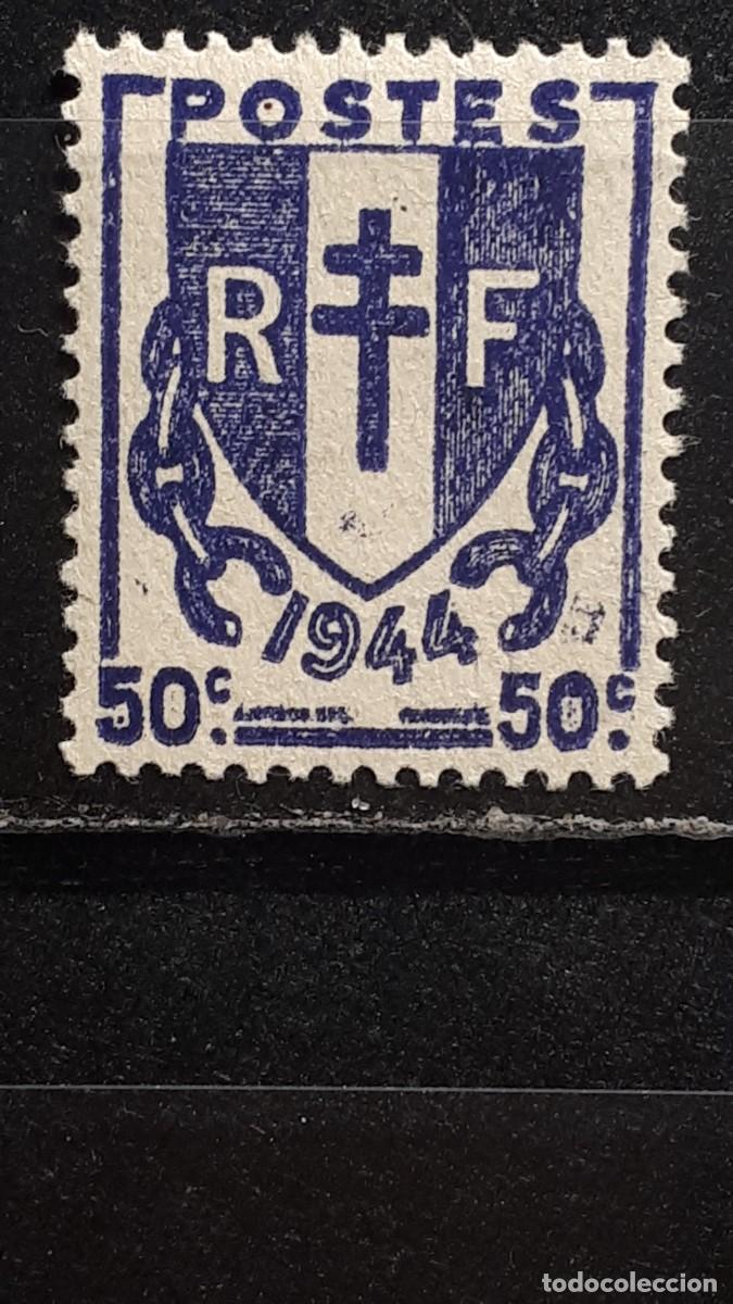 Sellos: FRANCIA. A&Ntilde;O 1945-7. **. YVERT 673