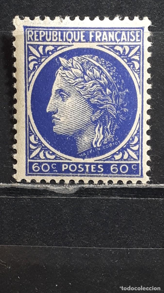 Sellos: FRANCIA. A&Ntilde;O 1945-7. **. YVERT 674