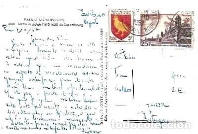 Sellos: Francia & Marcofilia, Paris, Par&iacute;s, Palacio y Jard&iacute;n de Luxemburgo, Lisboa 1957 (3054)