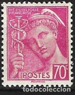 Sellos: Francia 1939 - Mi 388 - YT 416 - Mercury - MH*