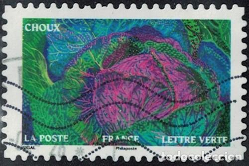 Sellos: Francia 2025 Oblit&eacute;r&eacute; Used Jardin d'Automne Choux Y&T FR 2630 SU