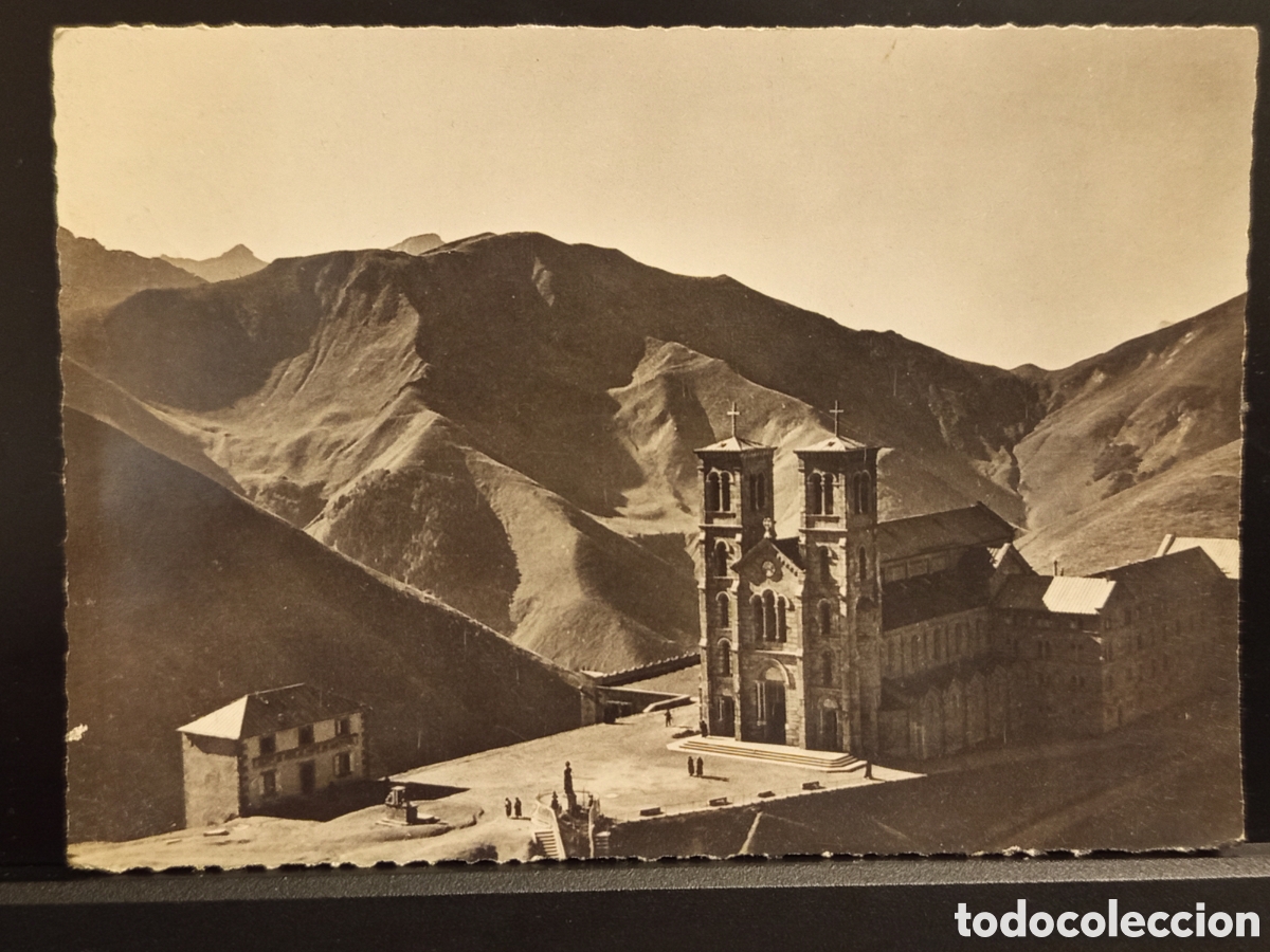 Sellos: &rdquo;Postal La Salette (Is&egrave;re) Francia 1948 - Bas&iacute;lica y Esplanade - Circulada&rdquo;