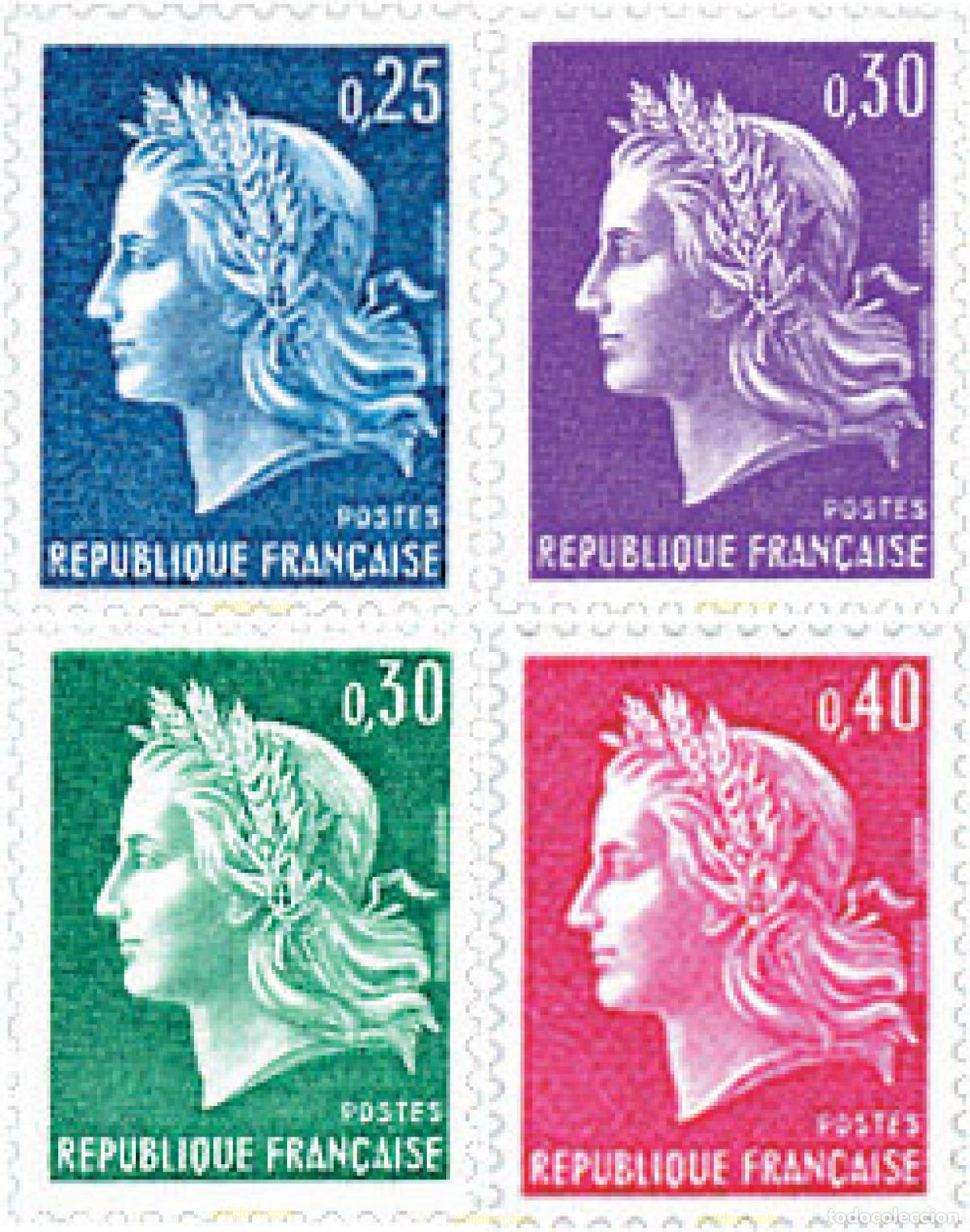 Sellos: 122120 MNH FRANCIA 1967 MARIANNE DE CHEFFER