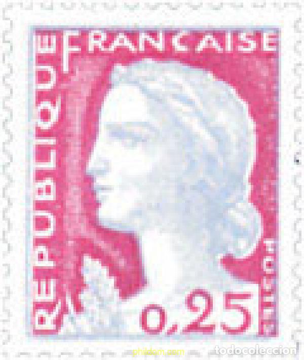 Sellos: 121792 MNH FRANCIA 1960 MARIANNE DE DECARIS
