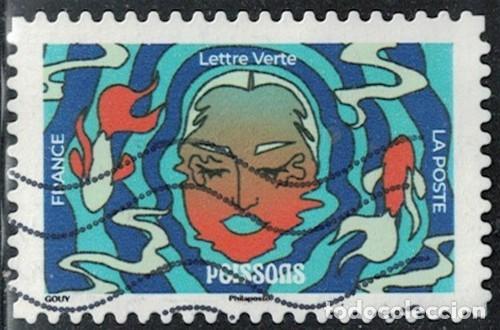 Sellos: Francia 2026 Oblit&eacute;r&eacute; Used Carnet Zodiaque Poissons