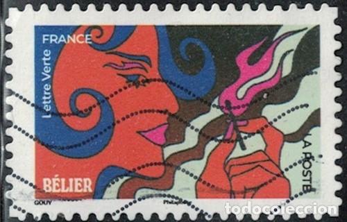 Sellos: Francia 2026 Oblit&eacute;r&eacute; Used Carnet Zodiaque B&eacute;lier
