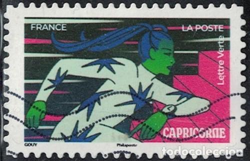 Sellos: Francia 2026 Oblit&eacute;r&eacute; Used Carnet Zodiaque Capricorne