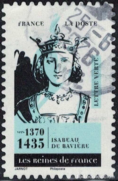 Sellos: Francia 2026 Oblit&eacute;r&eacute; Used Les Reines de France Isabeau de Bavi&egrave;re Y&T FR 2683 SU1
