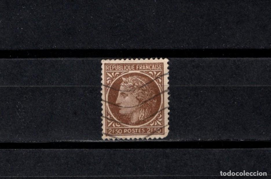 Sellos: Sello usado. &rdquo;Ceres de Mazelin&rdquo;. Sello de 2,50 francos. 1945. Yvert 681.