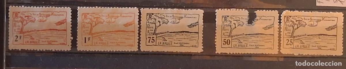 Sellos: FRANCIA, 1922, DE 25 c. a 2 Fr. PIONEROS.