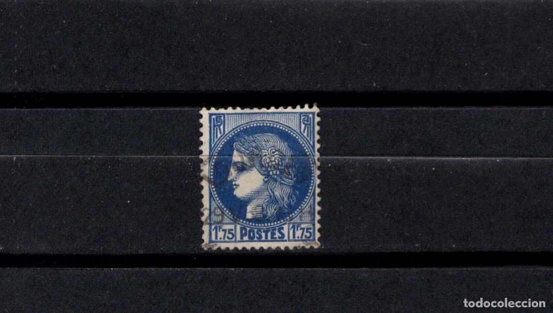 Sellos: Sello usado. &rdquo;Ceres de Mazelin&rdquo;. Sello de 1,75 francos. 1938. Yvert 372.