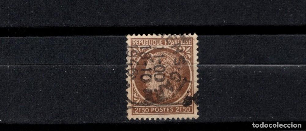 Sellos: Sello usado. &rdquo;Ceres de Mazelin&rdquo;. Sello de 2,50 francos. 1945. Yvert 681.