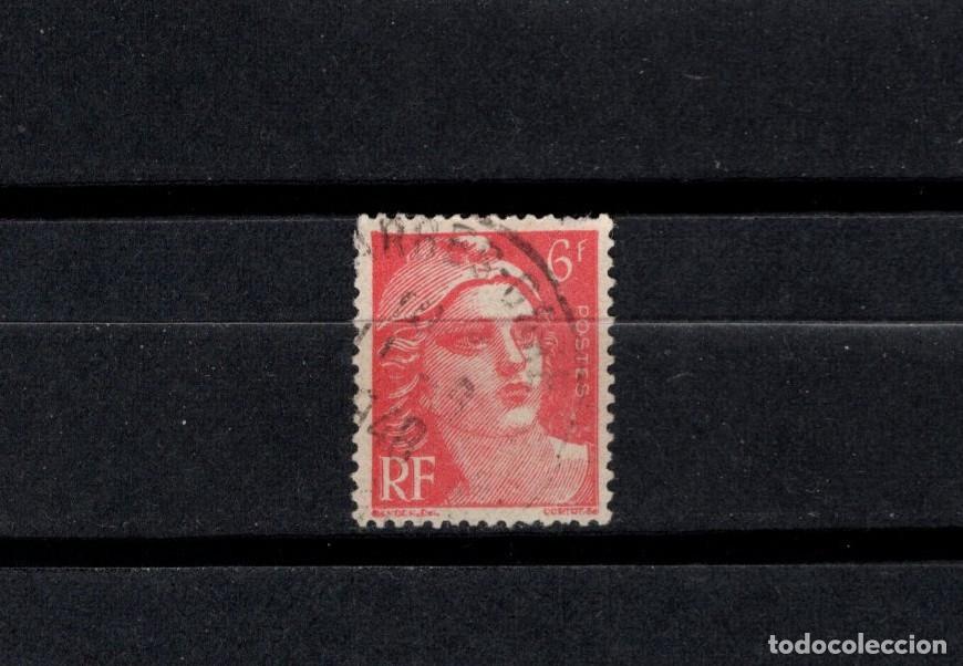 Sellos: Sello usado. Serie Marianne de Gandon. Sello de 6 francos. 194. Yvert 721.