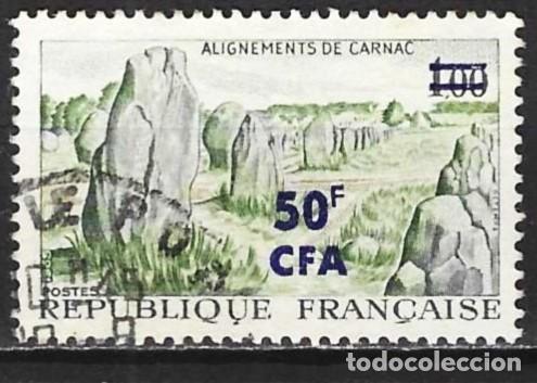 Sellos: Reuni&oacute;n 1968 - Mi 457 - YT 377 - Carnac