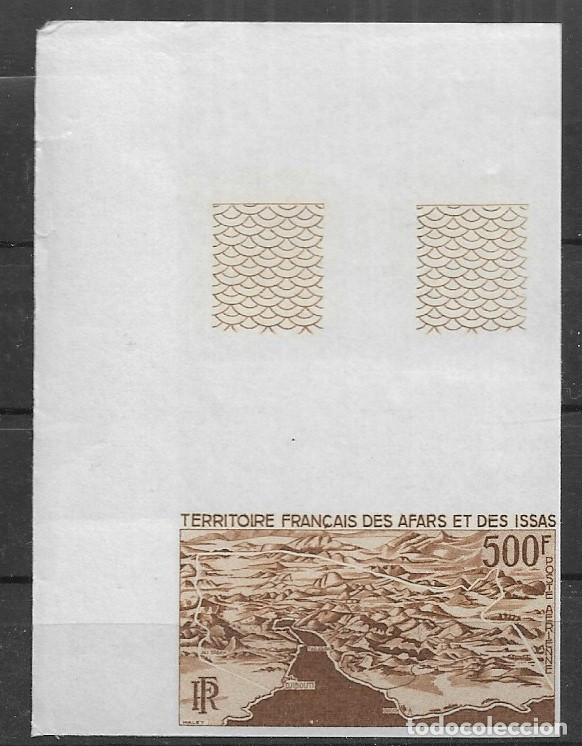 Sellos: AFARS ET DES ISSAS 1968, CORREO PA 58 - CAMBIO DE COLOR SIN DENTAR. MNH.