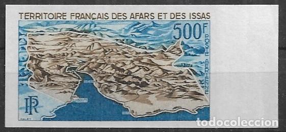 Sellos: AFARS ET DES ISSAS 1968, CORREO PA 58 - CAMBIO DE COLOR SIN DENTAR. MNH.