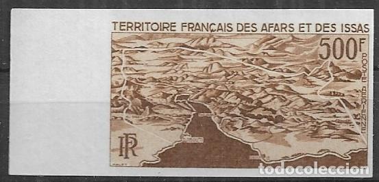 Sellos: AFARS ET DES ISSAS 1968, CORREO PA 58 - CAMBIO DE COLOR SIN DENTAR. MNH.