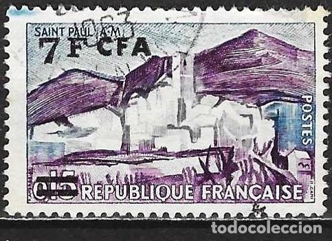Sellos: Reuni&oacute;n 1963 - Mi 426 - YT 348 - Saint-Paul de Vence