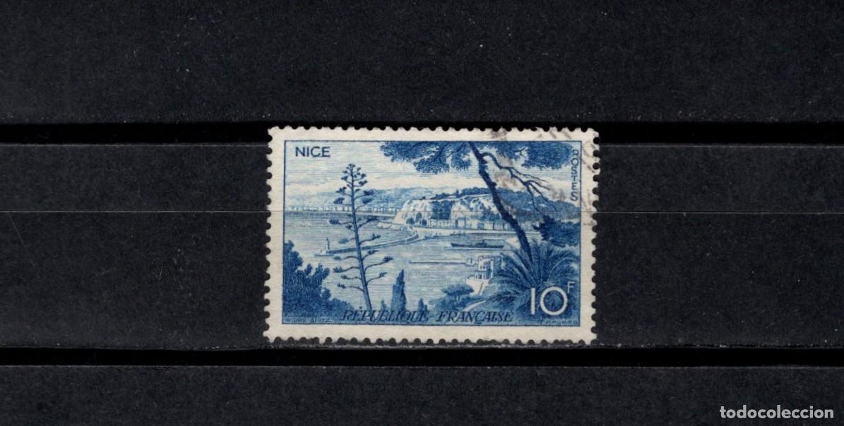 Timbres: Sello usado. Turismo. Niza. 1955. Yvert 1038.