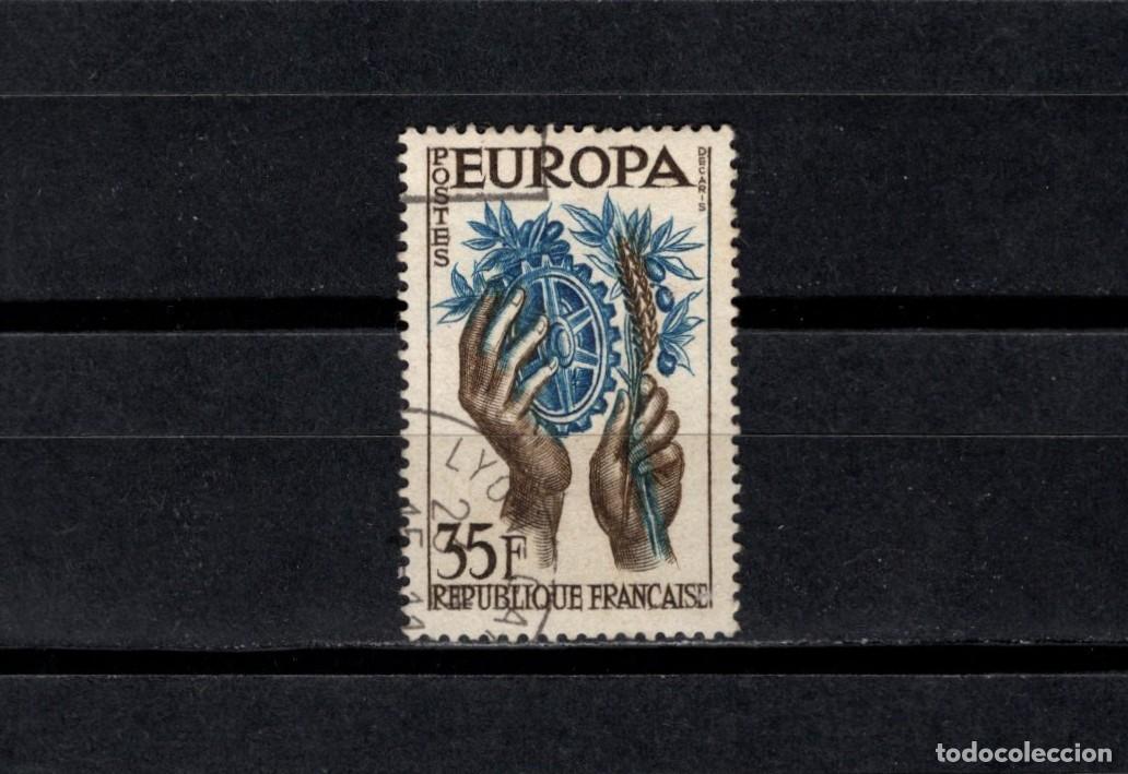 Sellos: Sello usado. Europa CEPT. 1957. Yvert 1123.
