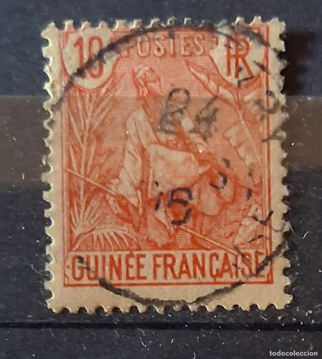 Sellos: FRANCIA, GUINEA FRANCESA, 1904, CAT.YT.22.