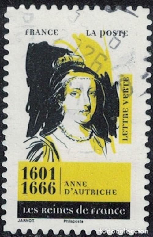 Sellos: Francia 2026 Oblit&eacute;r&eacute; Used Les Reines de France Anne d'Autriche Y&T FR 2691 SU