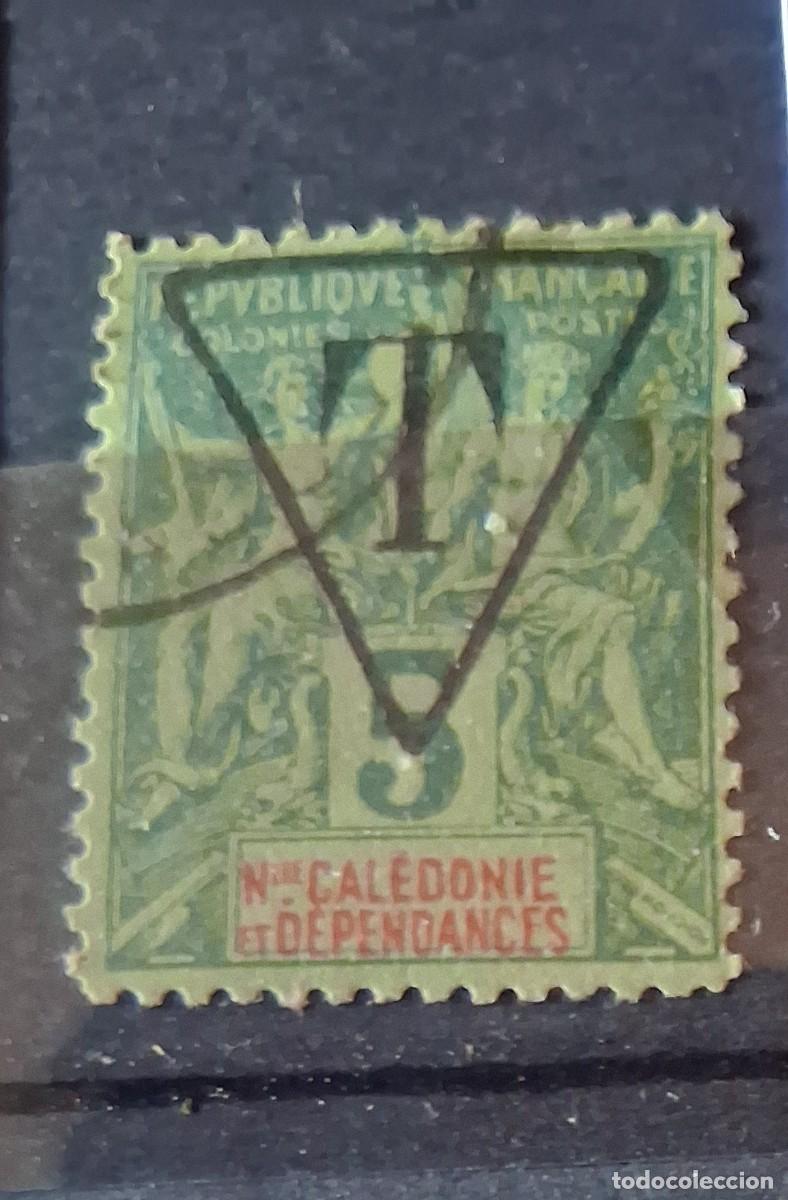 Sellos: FRANCIA, NUEVA CALEDONIA, 1892, CAT.YT.44.