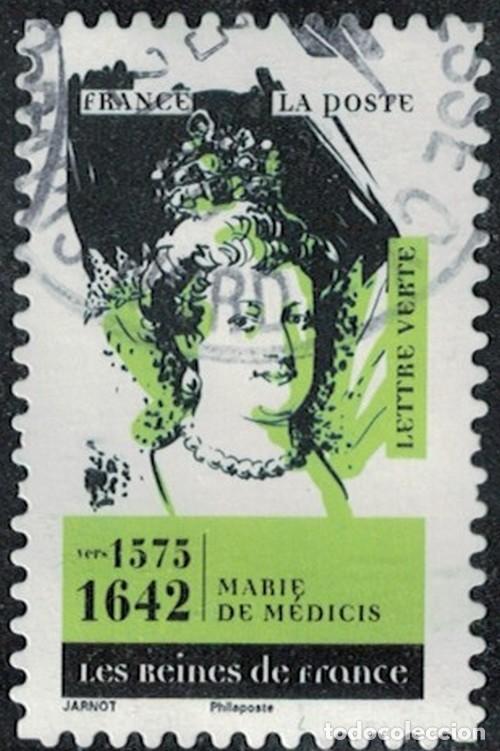 Sellos: Francia 2026 Oblit&eacute;r&eacute; Used Les Reines de France Marie de M&eacute;dicis Y&T FR 2692 SU