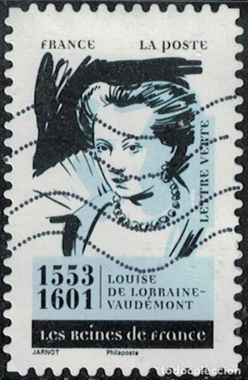 Sellos: Francia 2026 Oblit&eacute;r&eacute; Used Les Reines de France Louise de Lorraine Vaud&eacute;mont Y&T FR 2689