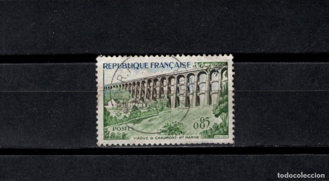 Sellos: Sello usado. Turismo. Viaducto de Chaumont. 1960 Yvert 1240.