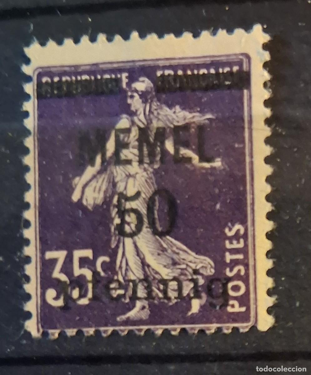 Sellos: FRANCIA, MEMEL, 1920, CAT.YT.23.