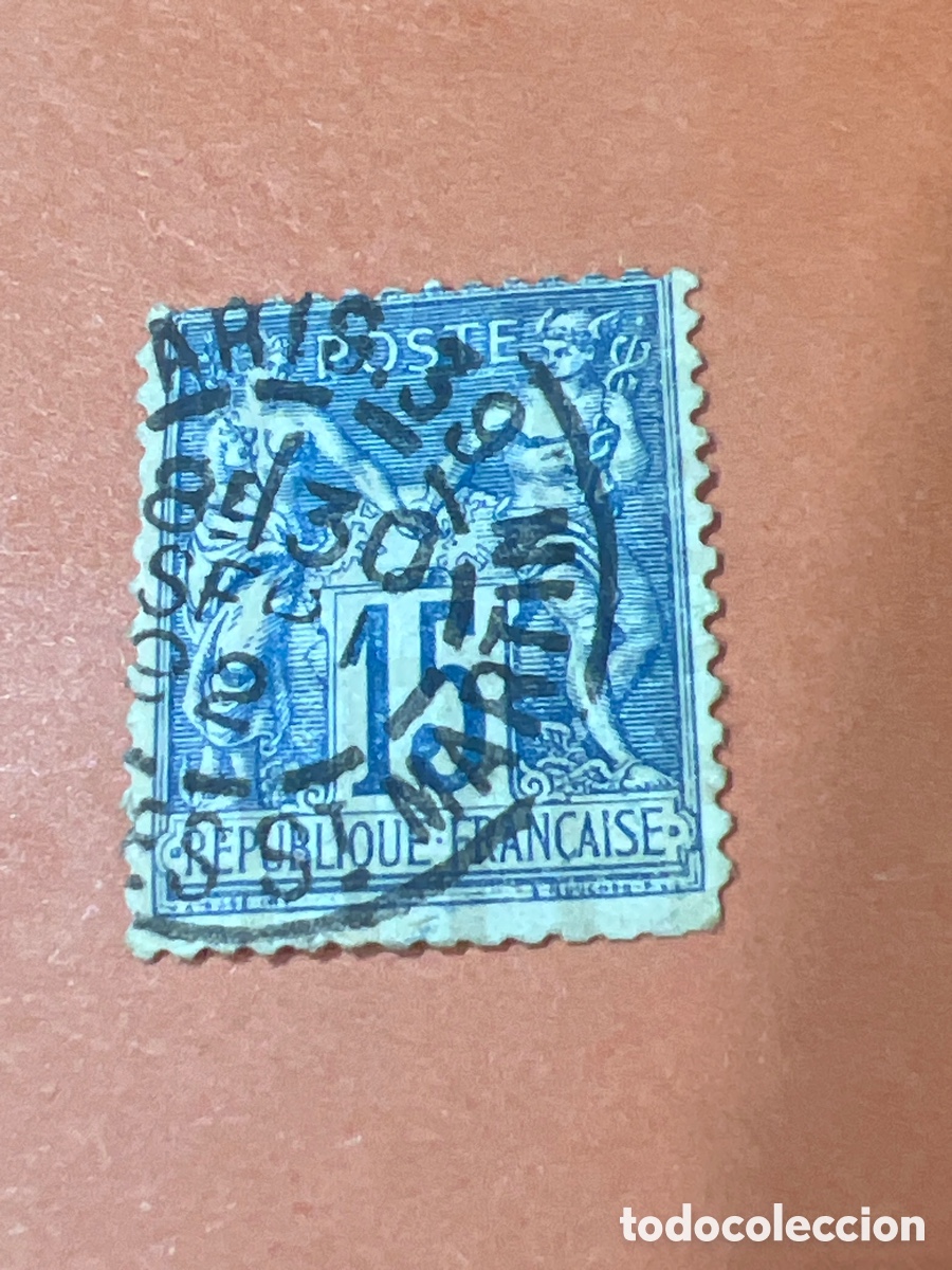 Sellos: S79. SELLO - 1892 - FRANCIA - GRUPO ALEGORICO PAZ Y COMERCIO