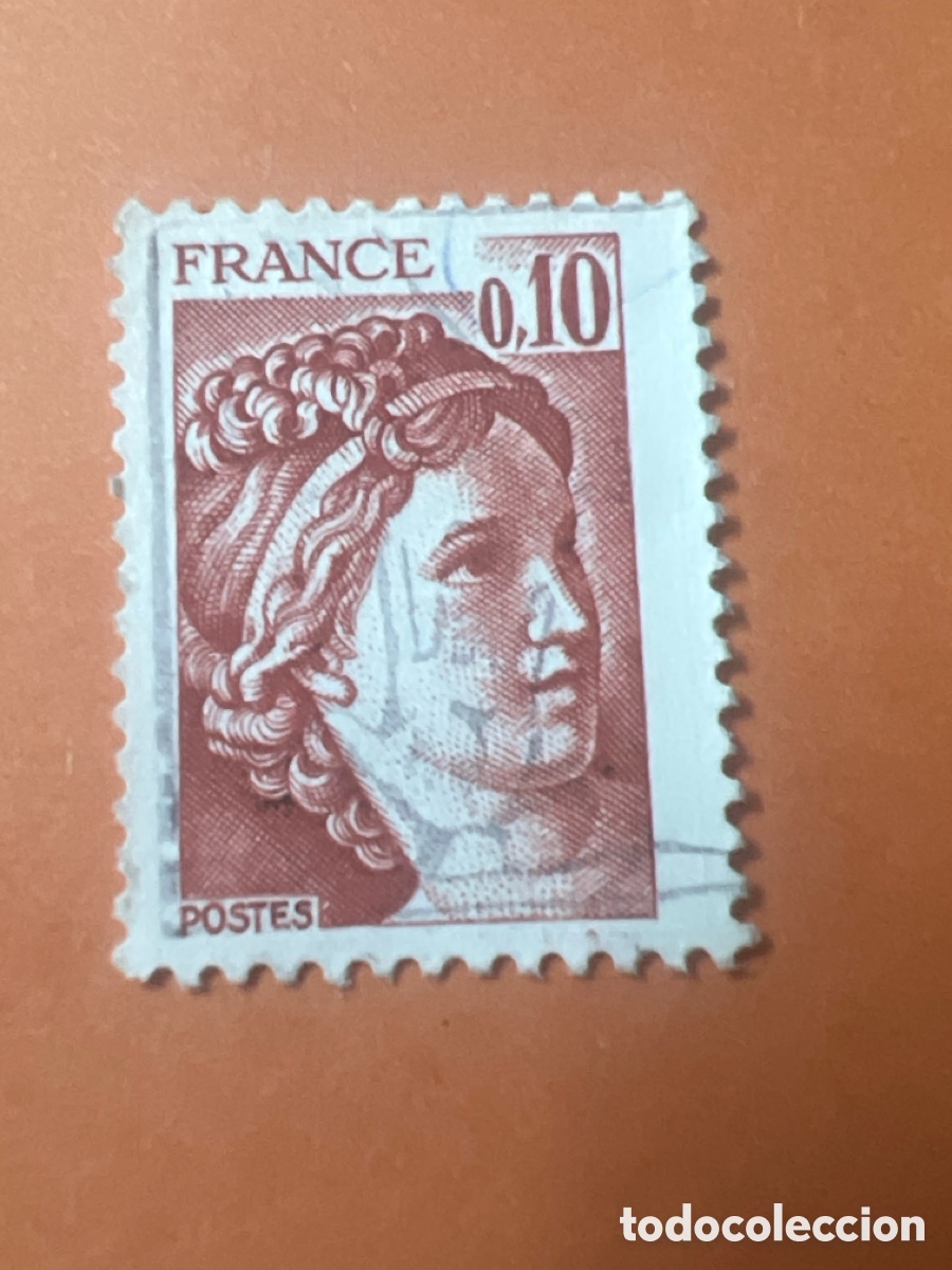 Sellos: S85. Sello de Francia. 1977. Yvert # 1965. Sabine de Gandon