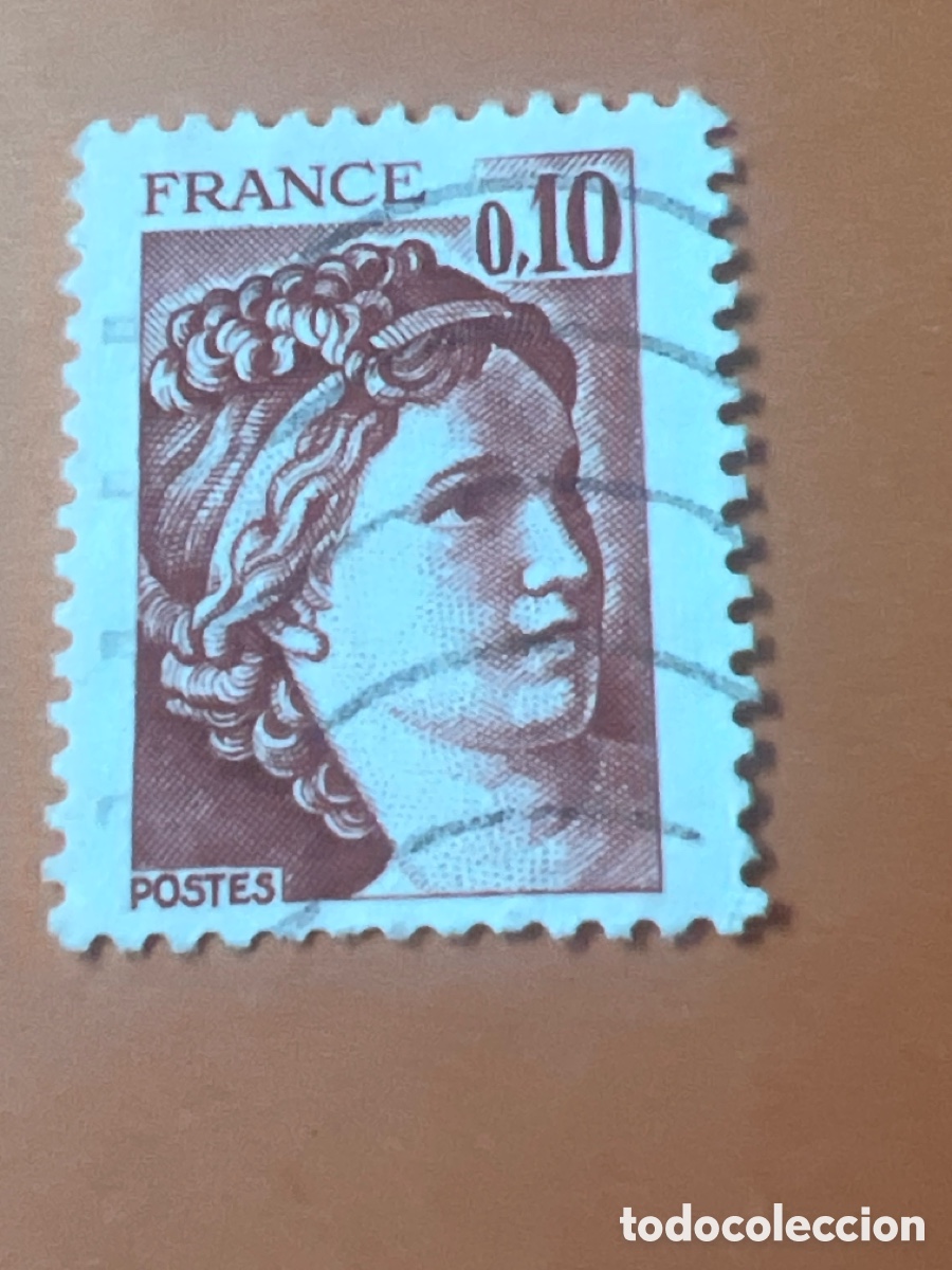 Sellos: S96. Sello de Francia. 1977. Yvert # 1965. Sabine de Gandon