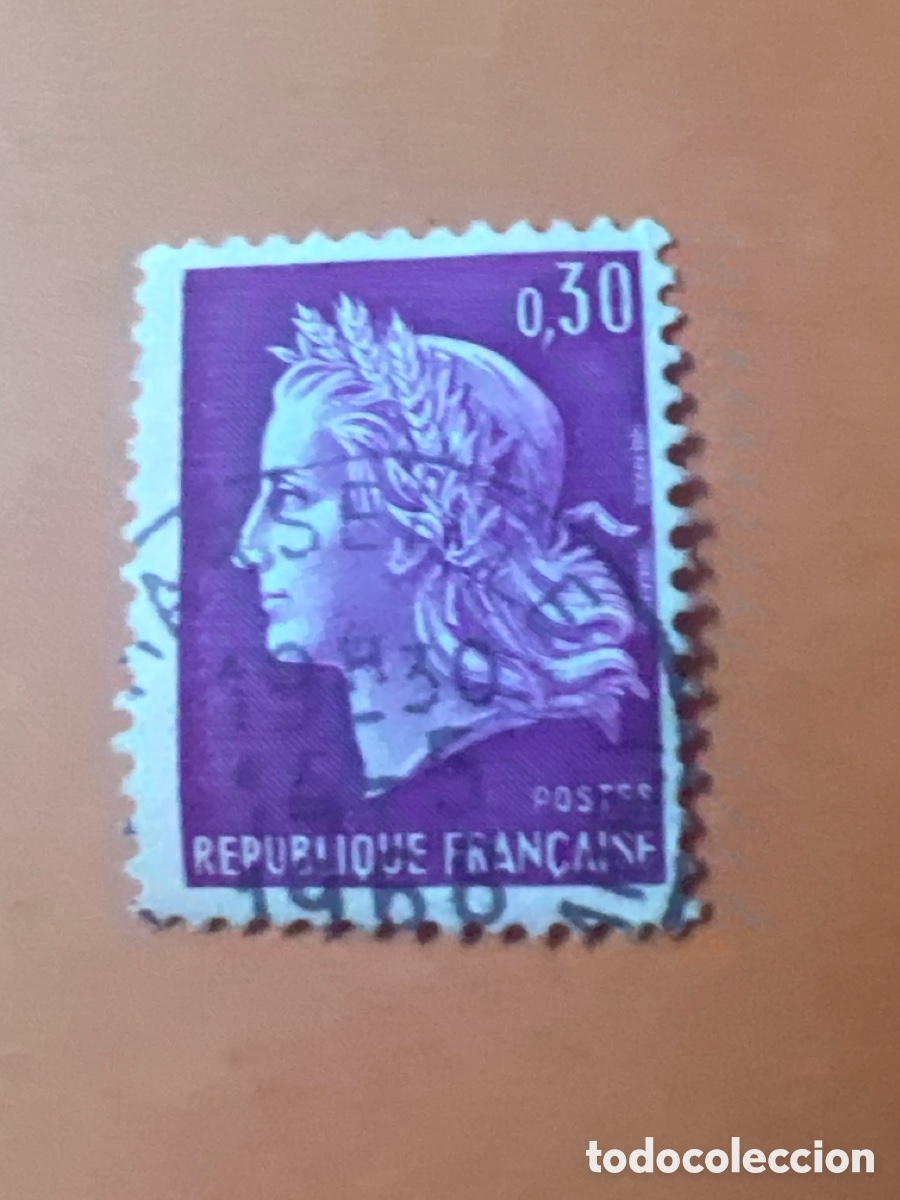 Sellos: S99. Sello Francia 1967, Marianne of Cheffer,