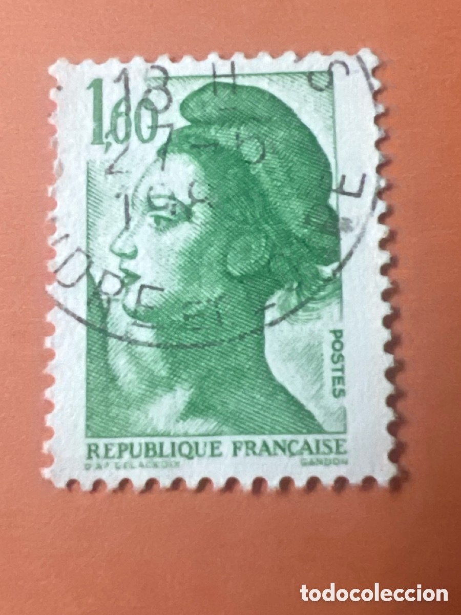 Sellos: S103. SELLO DE FRANCIA - 1,60F - REPUBLIQUE FRAN&Ccedil;AIS