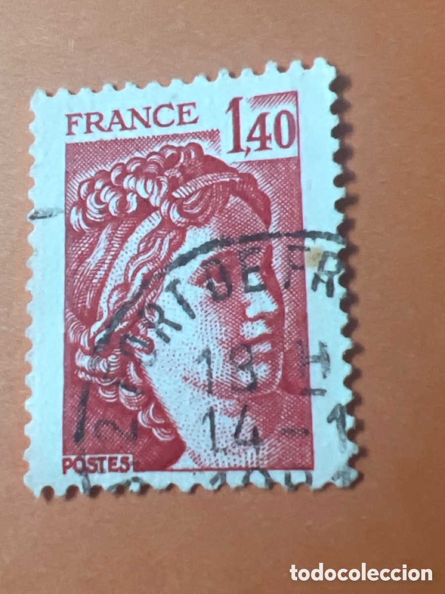Sellos: S104. SELLO DE FRANCIA 1,40 F - FRANCE