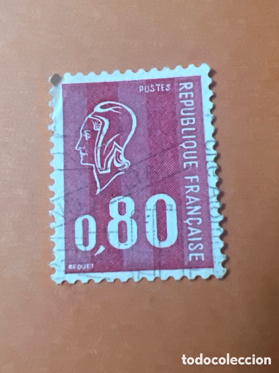 Sellos: S104. Sello de Francia Marianne de B&eacute;quet