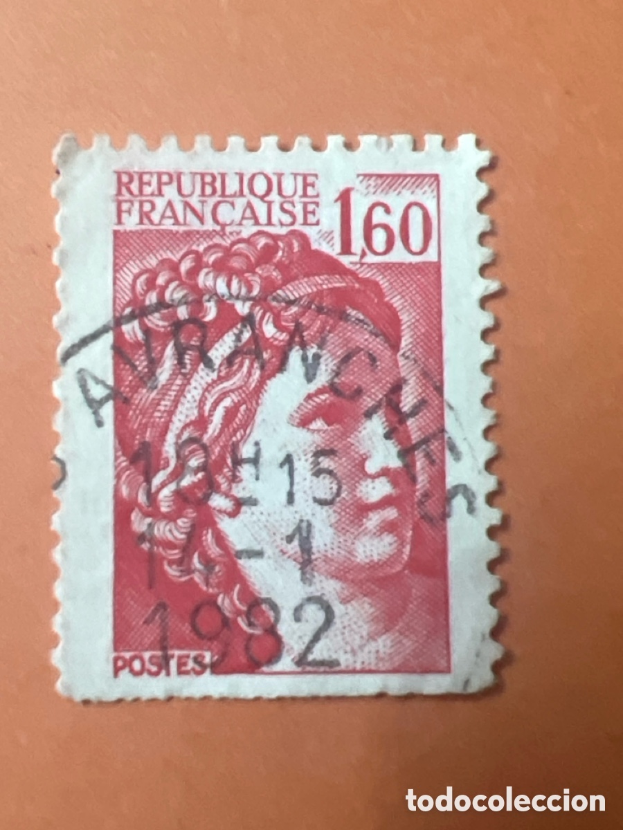 Sellos: S105. SELLO DE FRANCIA 1,60F - FRANCE