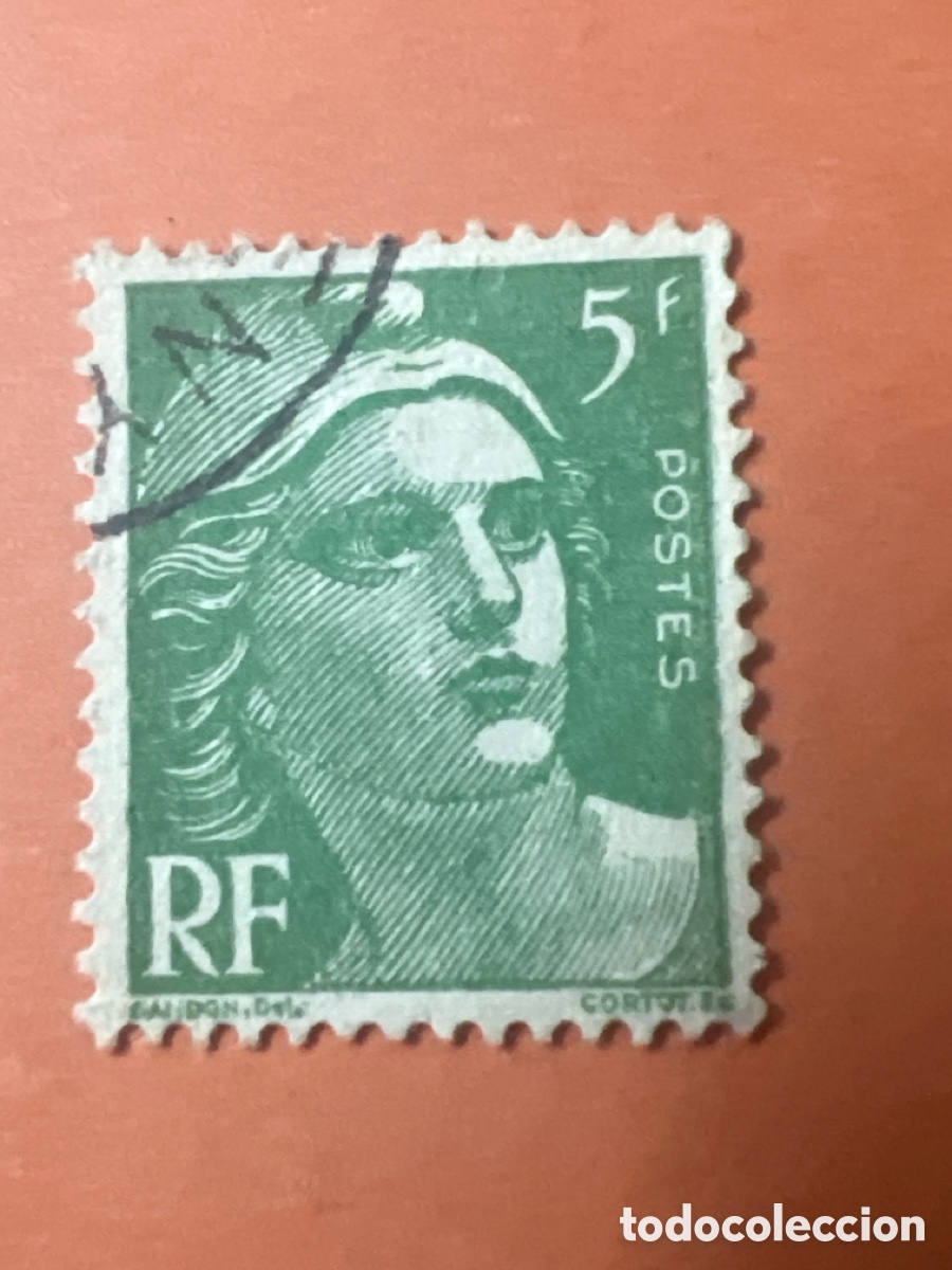 Sellos: S107. SELLO DE FRANCIA - Briefmarke RF 5F